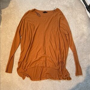 H&M Women's Rust Long Sleeve Tunic